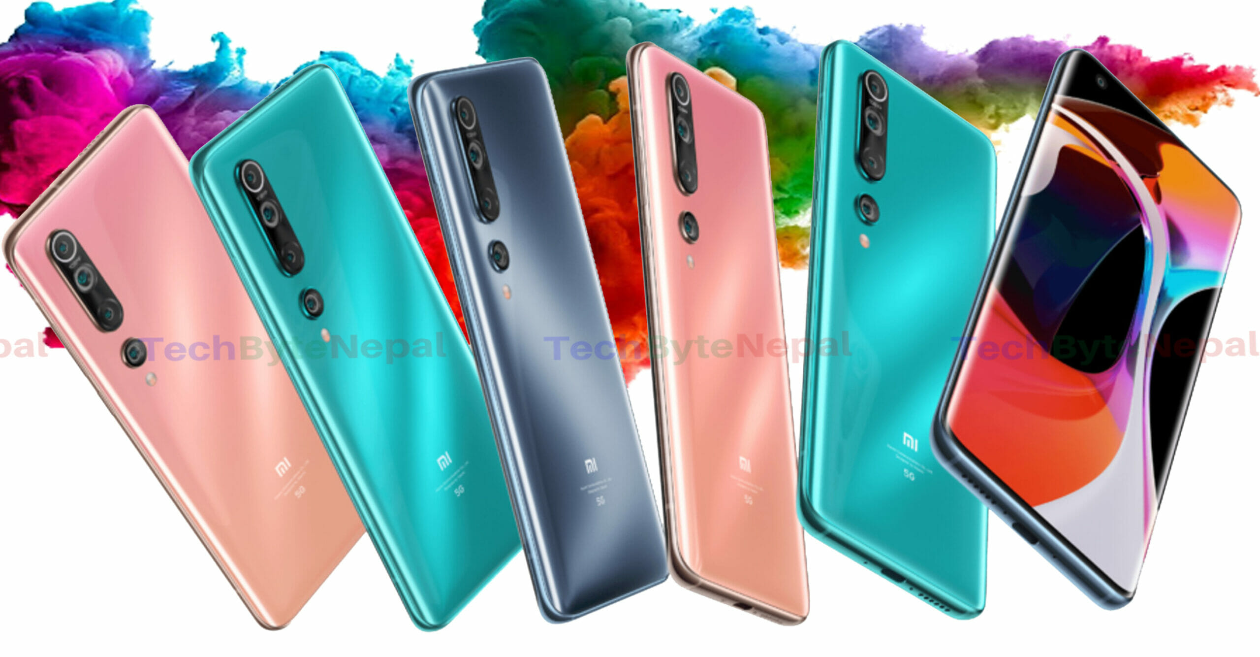 MI 10 Stylish Rear Quad Camera Setup