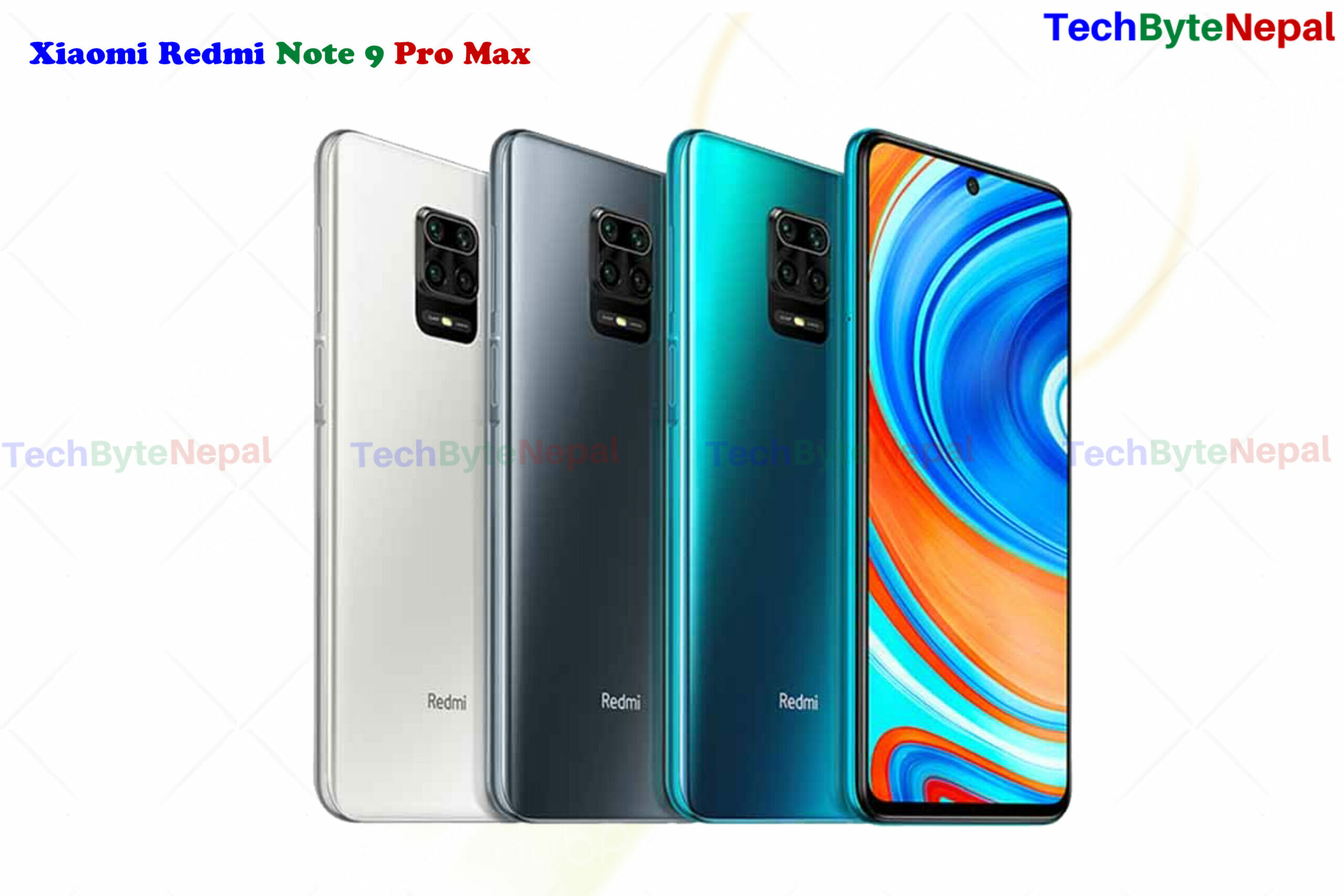 Redmi Note 9 Pro Max with quad rear camera setup