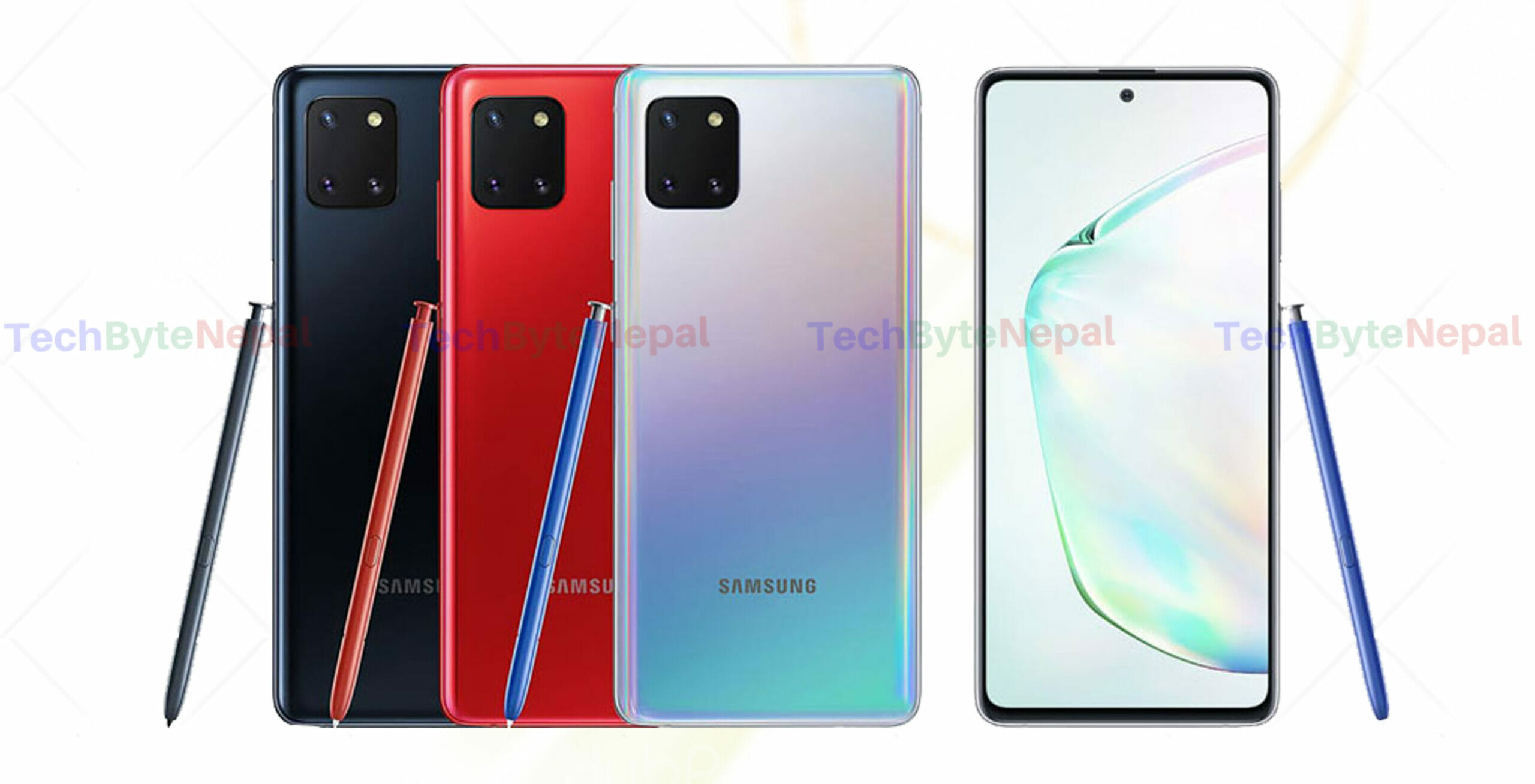Samsung Galaxy Note 10 Lite design