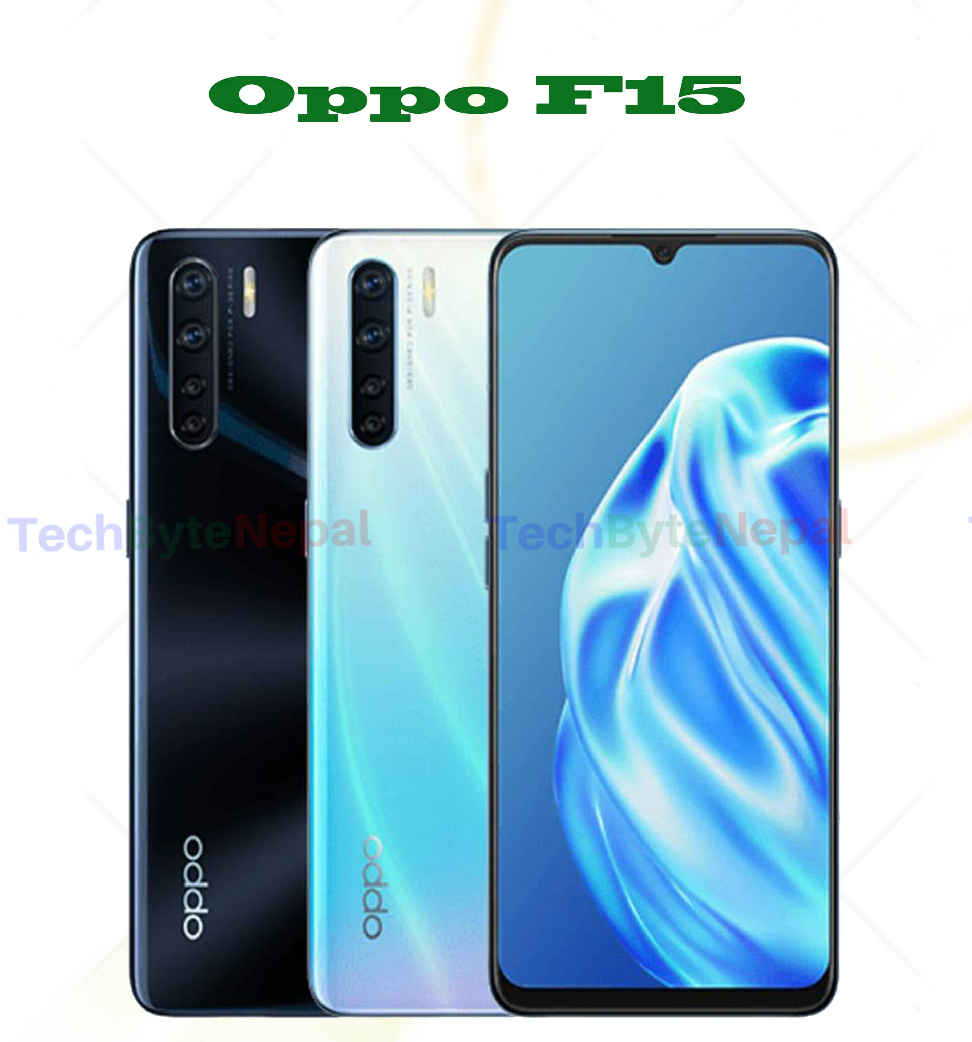 Oppo F15 design and display