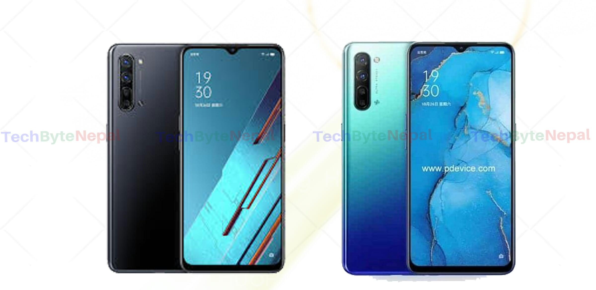 Oppo Reno 3 AMOLED display