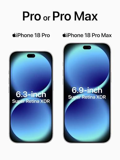 iPhone 18 Pro and iPhone 18 Pro Max 